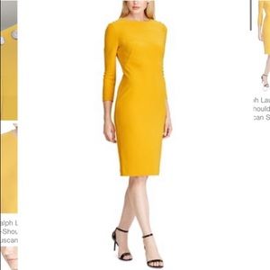 NWT Ralph Lauren Snapped Shoulder Jersey Dress